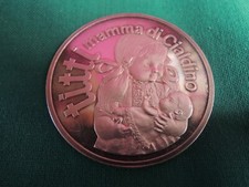 L68*- MEDAGLIA  ARGENTO  800 -MAMMA DI CIALDINO- SEBINO BAMBOLE FAMOSE  GIOCO