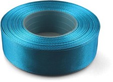 Rotolo nastro raso turchese - 1x,