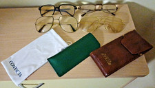 4 OCCHIALI 3 CUSTODIE DIVERSE MONTATURE E GRADAZIONE USATO