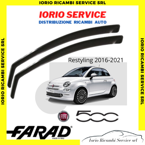 Deflettori aria fiat 500 - deflettori,