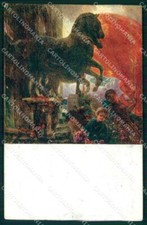 WW1 WWI Propaganda Alba di Gloria Plinio Nomellini ABRASA cartolina XB6065