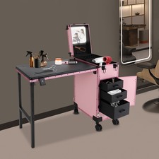 Trolley trucco rotante luce