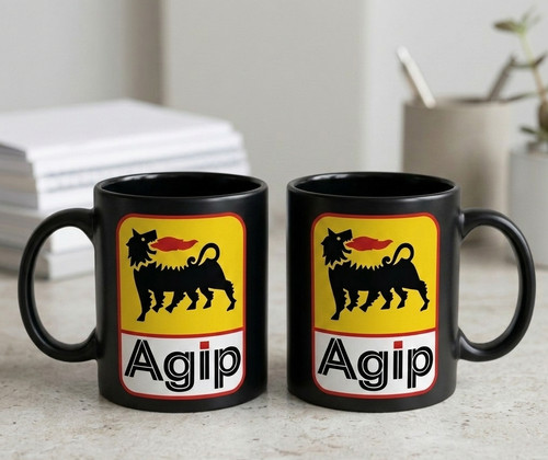 Tazza caffè agip olio - tazza,