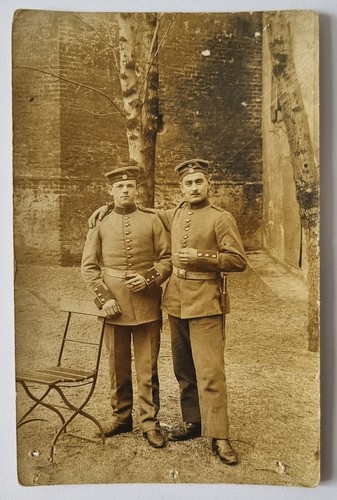 Cartolina foto soldati - -,