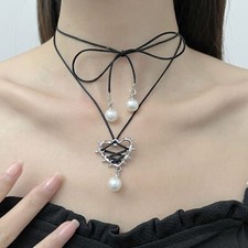 Collana Choker Con Perla A