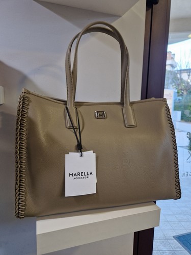 Borsa shopper marella fango - shopper,