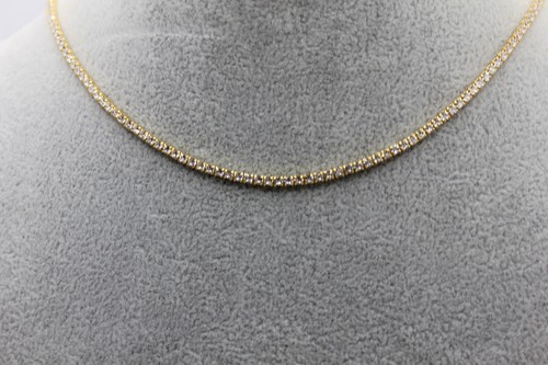 Collana tennis argento - collana,
