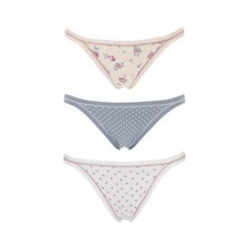12 Tanga Slip Donna Cotonella