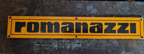 Raro fregio logo scritta - fregio,
