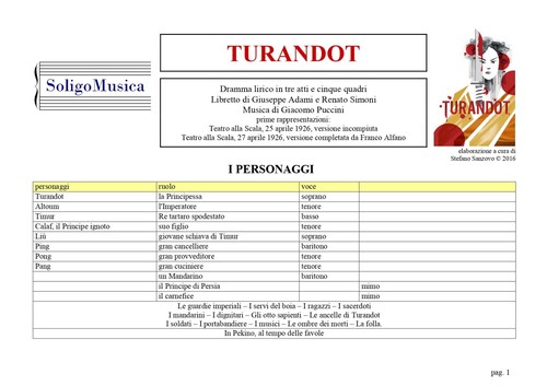 Giacomo puccini turandot - giacomo, puccini,