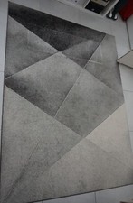 tappeto grandi dimensioni, nero bianco e grigio