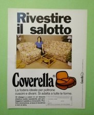 Pubblicita'Advertising Originale Vintage COVERELLA fodera divani 1979 (A24)
