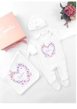 Ghirlanda Farfalla Rosa