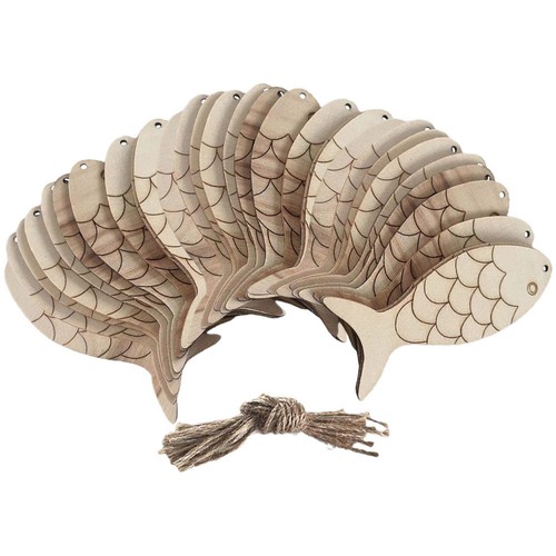 Pesce legno non finito - di,