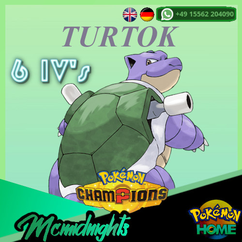 Shiny 6iv turtok - ✨shiny,