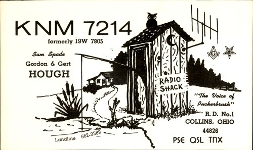 Scheda qsl radio vintage - qsl,