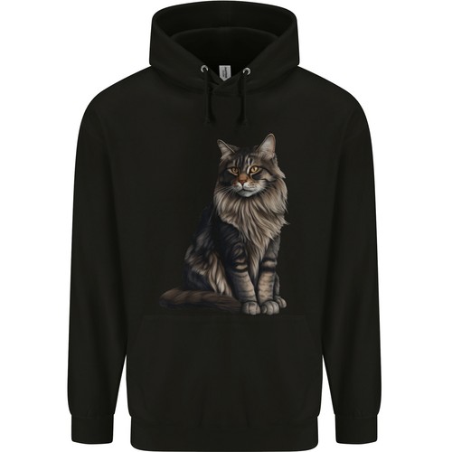 Felpa uomo con gatto - felpa, in