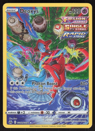Deoxys gg12 gg70 holo - gg12/gg70, crown