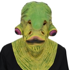 Maschera mostro pesce verde