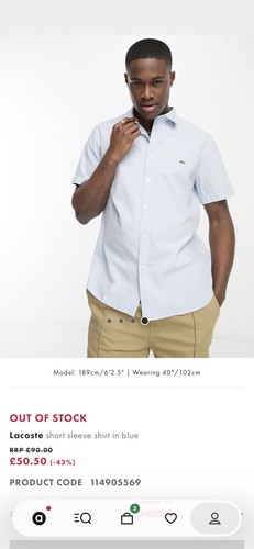 Camicia manica corta - , blu