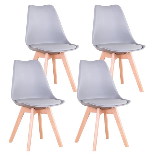 Set sedie grigio - 4,