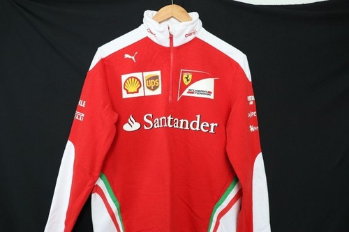 Felpa mezza zip ferrari - felpa,