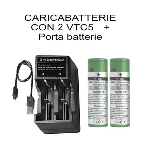 Caricabatterie 2 batterie - ,