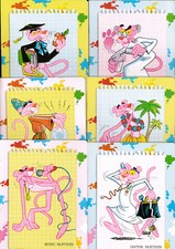 QUADERNI PANTERA ROSA ANNI '80 RIGATURA 5M  12 PZ. D'EPOCA STOCK OFFERTA VINTAGE