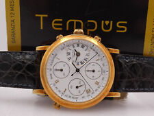 UNTOUCHED LONGINES ERNEST FRANCILLON CHRONO RATTRAPANTE ORO 18 KT BOX & PAPERS