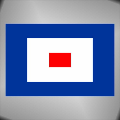 Adesivo bandiera flag nautica - adesivo,