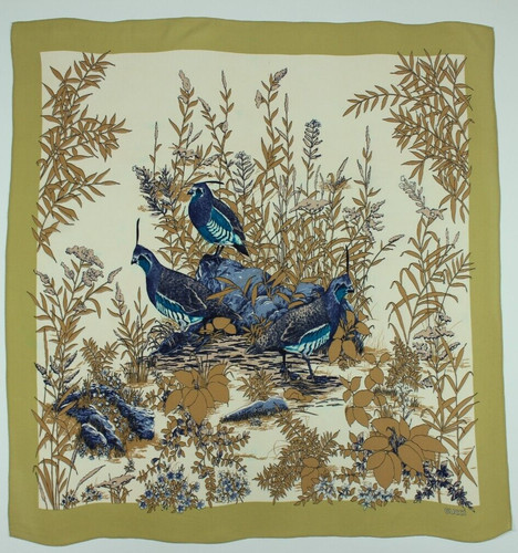 Magnifique foulard vintage - foulard, "