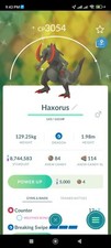 Shiny Haxorus Pokemon Trade