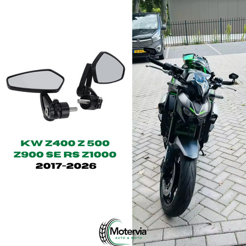Specchietti regolabili neri - specchietti,