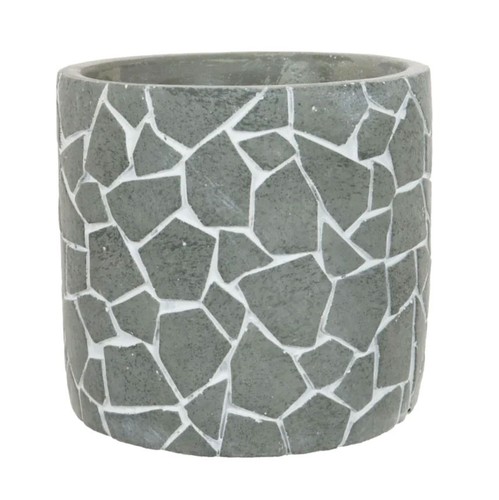 Vaso piante - grigio, bianco