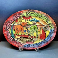 Penzo piatto dipinto a mano