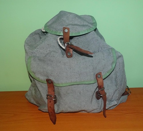 Zaino borsa scout tela vintage