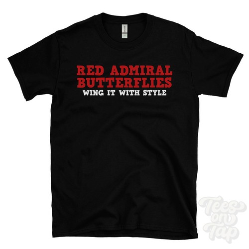 Maglietta red admiral - red,