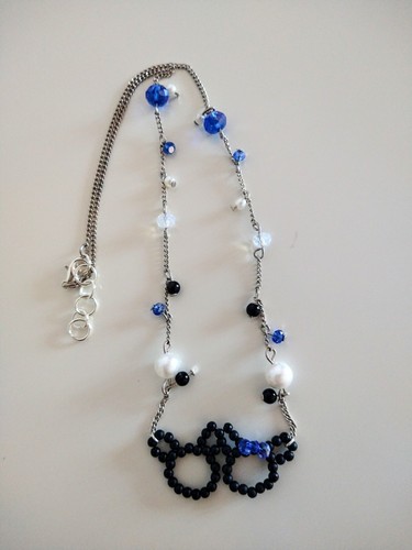 Collana disney blu - collana,