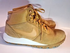 Scarpe da uomo Nike Hoodland Suede 654888 727 giallo sneakers sportiva alta