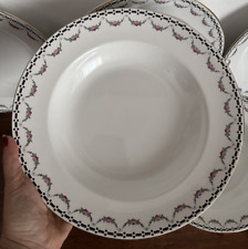 Antico set 6 piatti fondi-