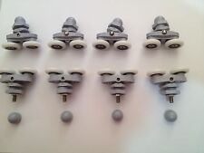 ROTELLE DOCCIA IDROMASSAGGIO BOX DOCCIA PORTA SCORREVOLE 8 PEZZI SP.VETRO 5mm.