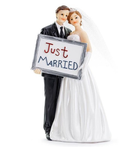 Cake topper resina sposi - , cm