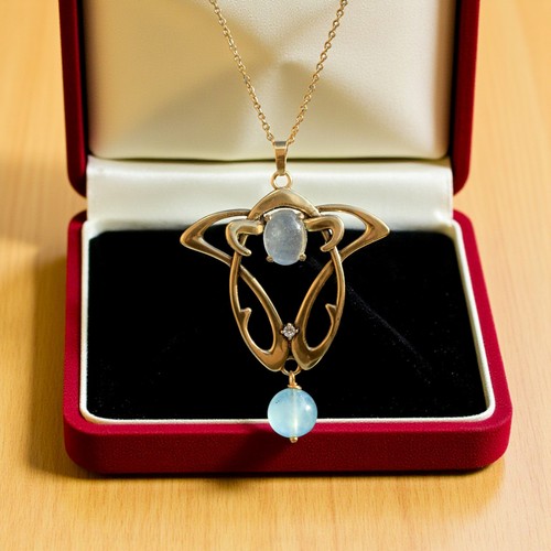 Collana ciondolo dorato - collana,