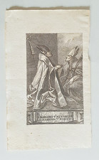 stampa incisione d'epoca da
