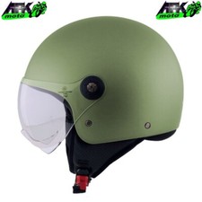 Casco Demi Jet Verde Militare
