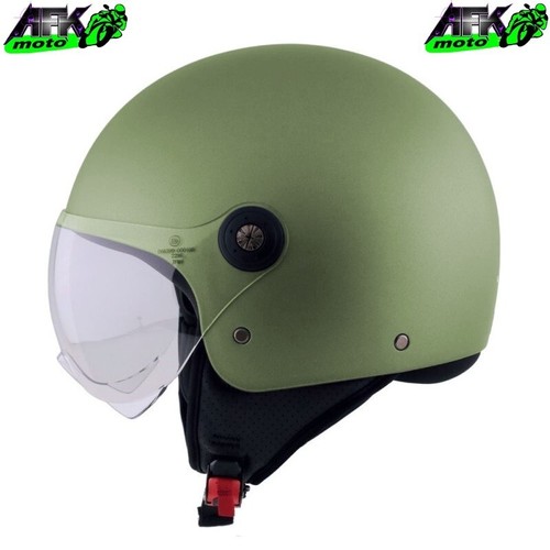 Casco demi jet verde - demi, militare