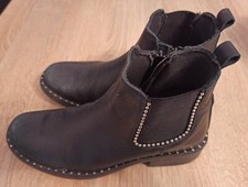 Stivaletti in pelle Melania Kids neri numero 33