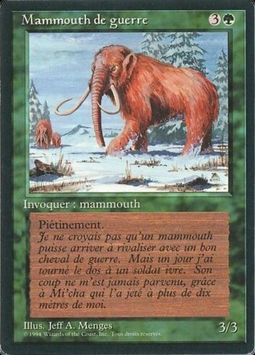 Mrms mammouth de guerre - de,