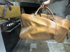 valigia in pelle anni 60-70