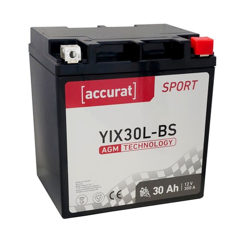 Batteria moto yix30l agm - yix30l-bs,